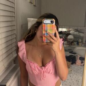 Womens altard stare crop pink